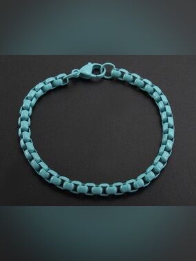 Turquoise Chain Link Bracelet